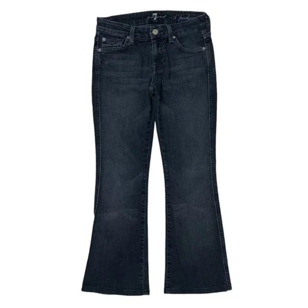 7 For All Mankind Women’s A Pocket Boot Cut Denim Jeans Size 24 x 26 Inseam